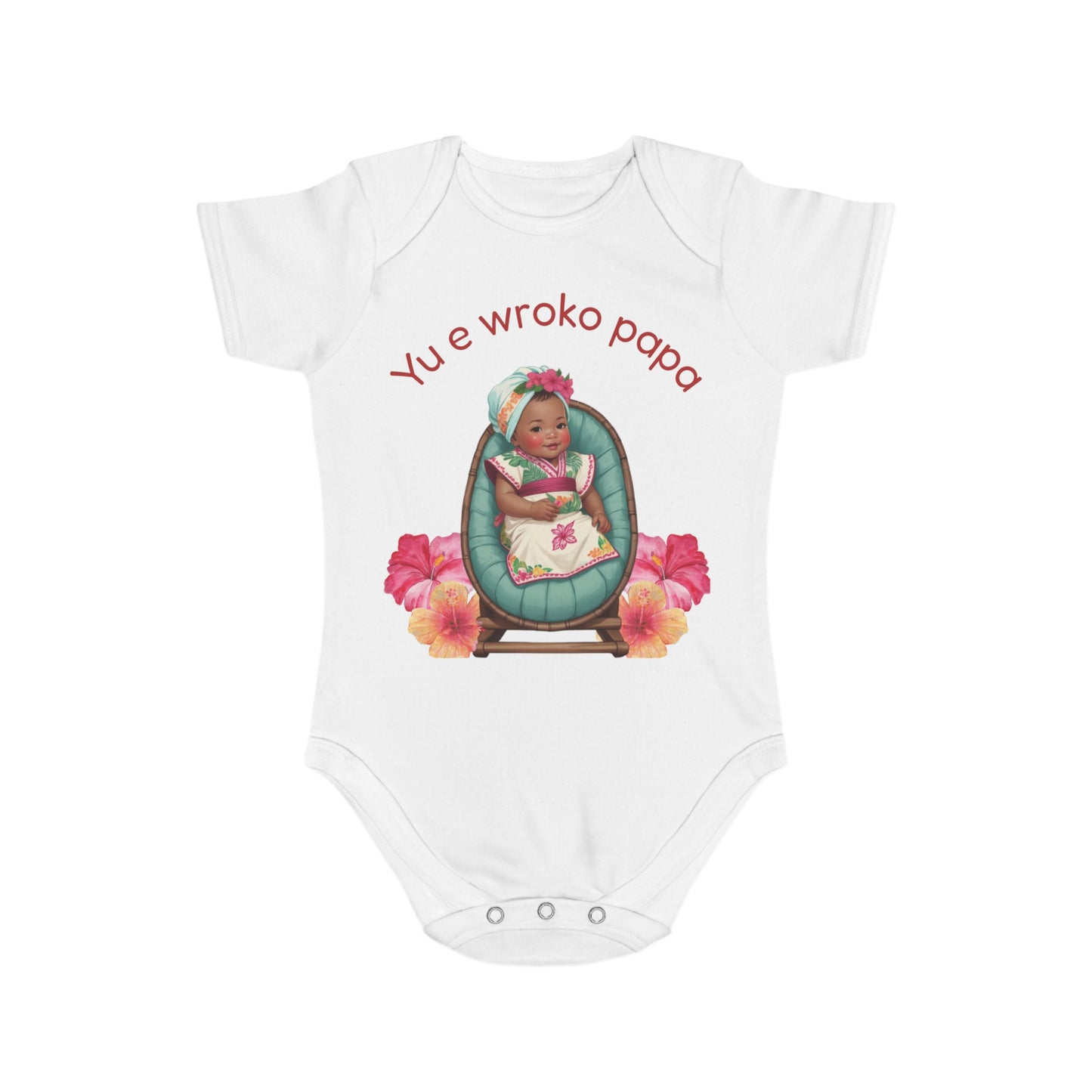 Surinamese Baby Announcement Bodysuit – Yu e wroko papa