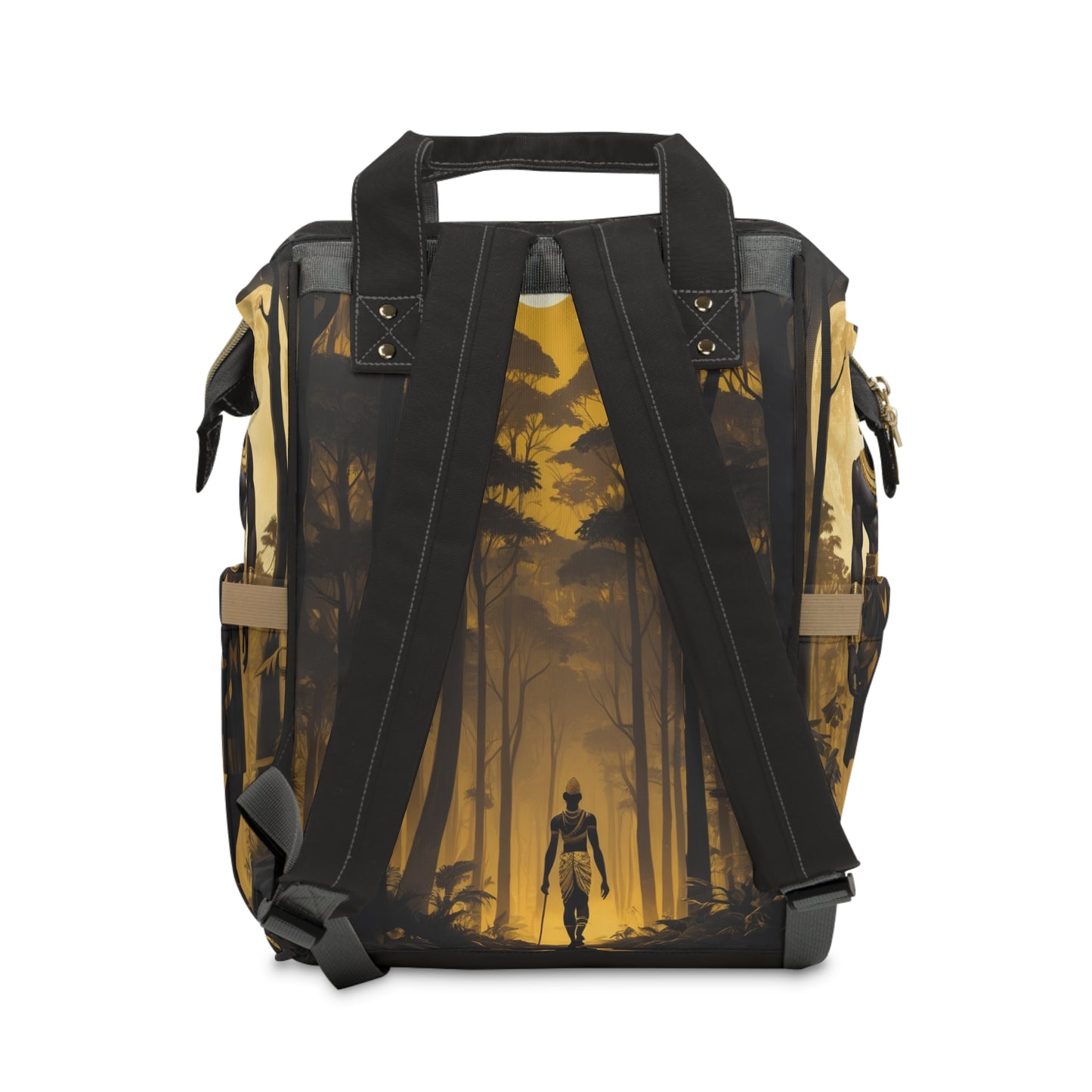 Boys Ghanaian Kente – Black Panther Prince Diaper Bag (Kwabena Edition)