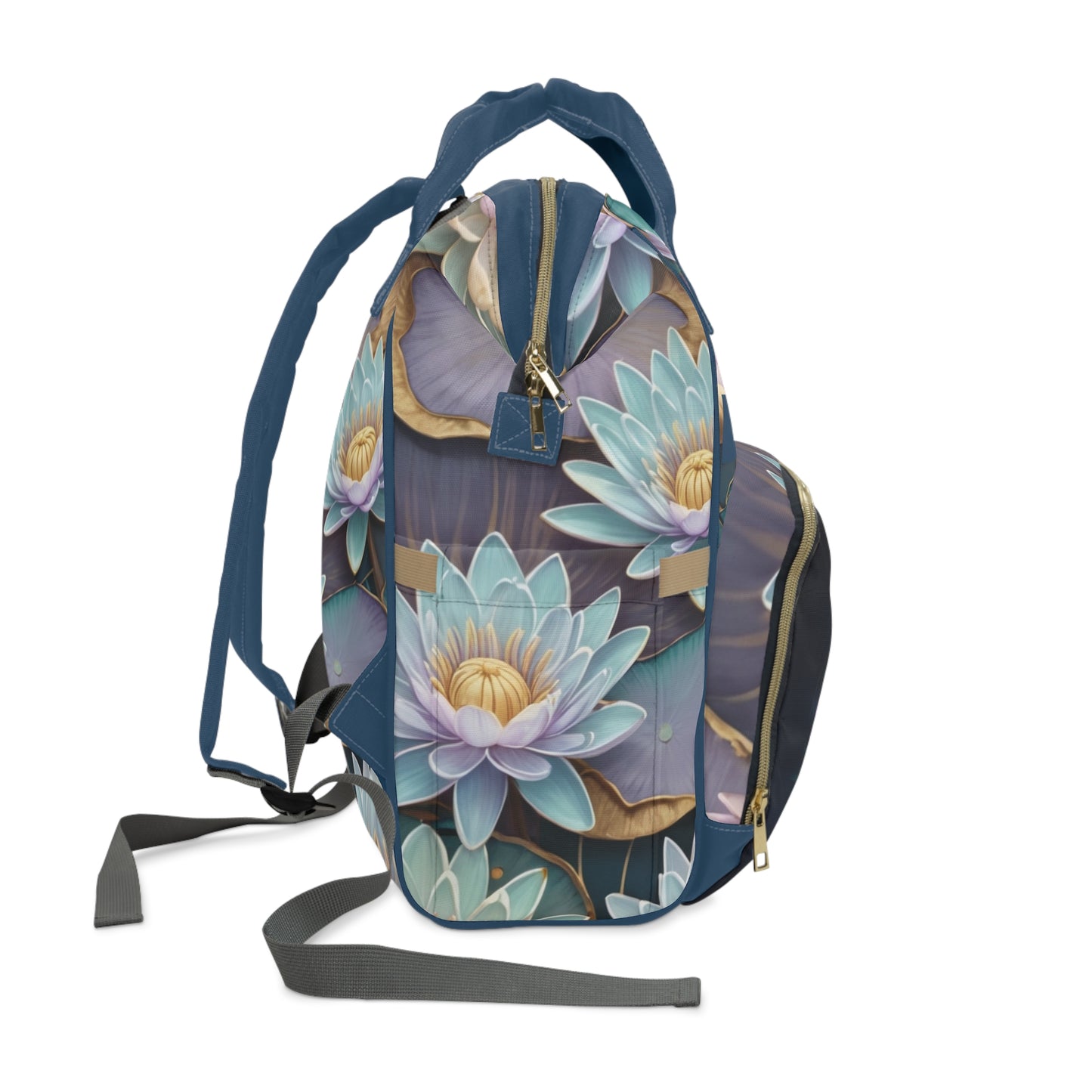 Girls Surinamese Backpack | Personalized Baby Girl Bag with Water Lily Quote | Unique Cultural Baby Shower Gift