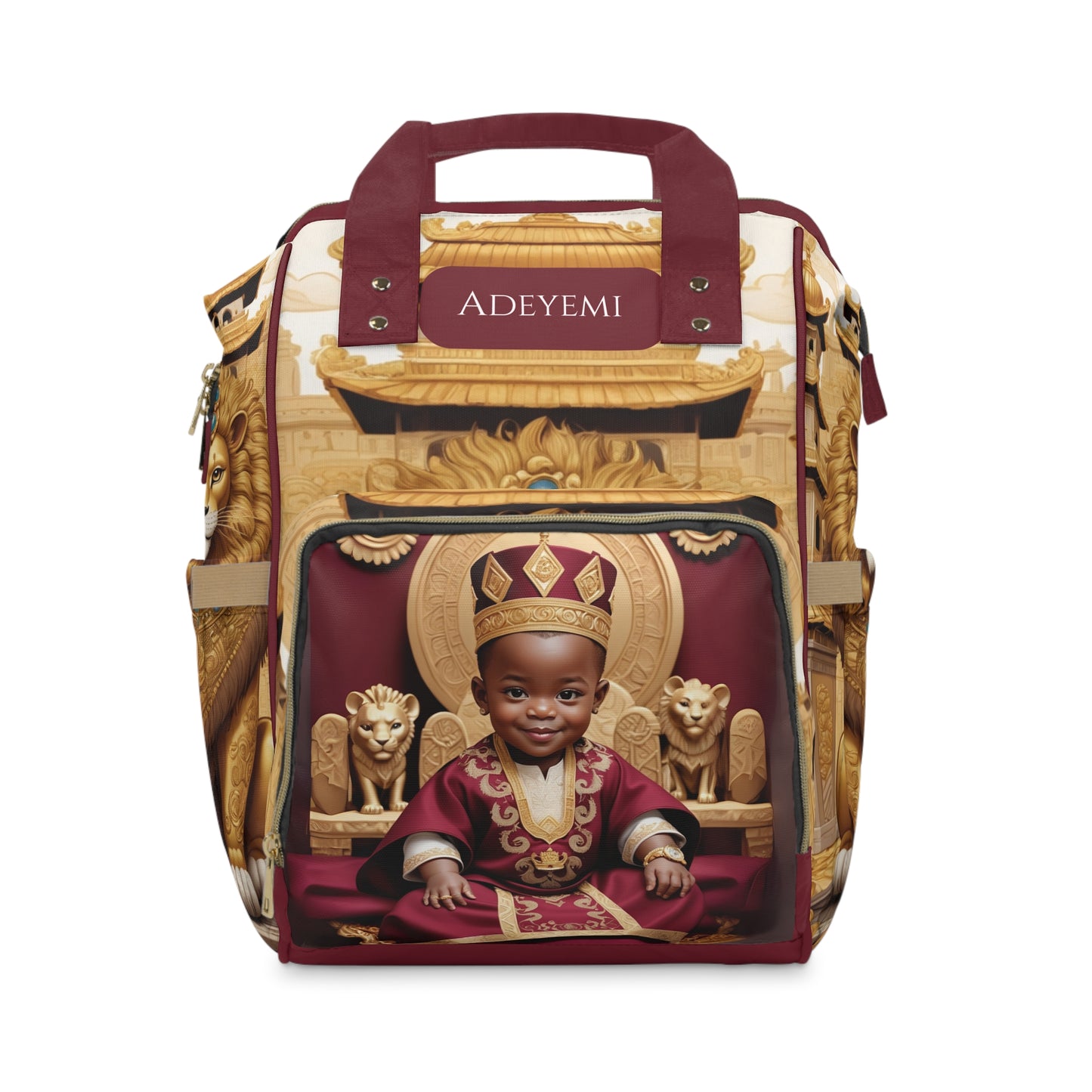 Adeyemi Yoruba Prince Diaper Bag – Crown Fits Me