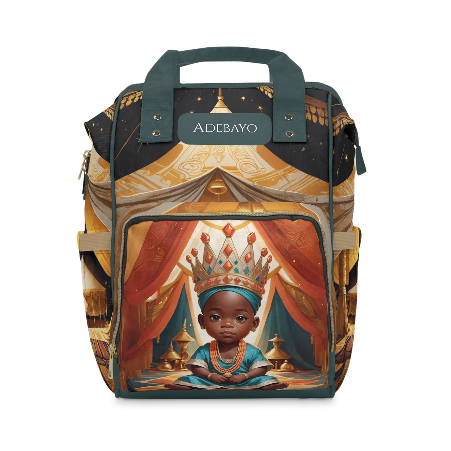 Adebayo Yoruba Prince Diaper Bag – Crown of Joy