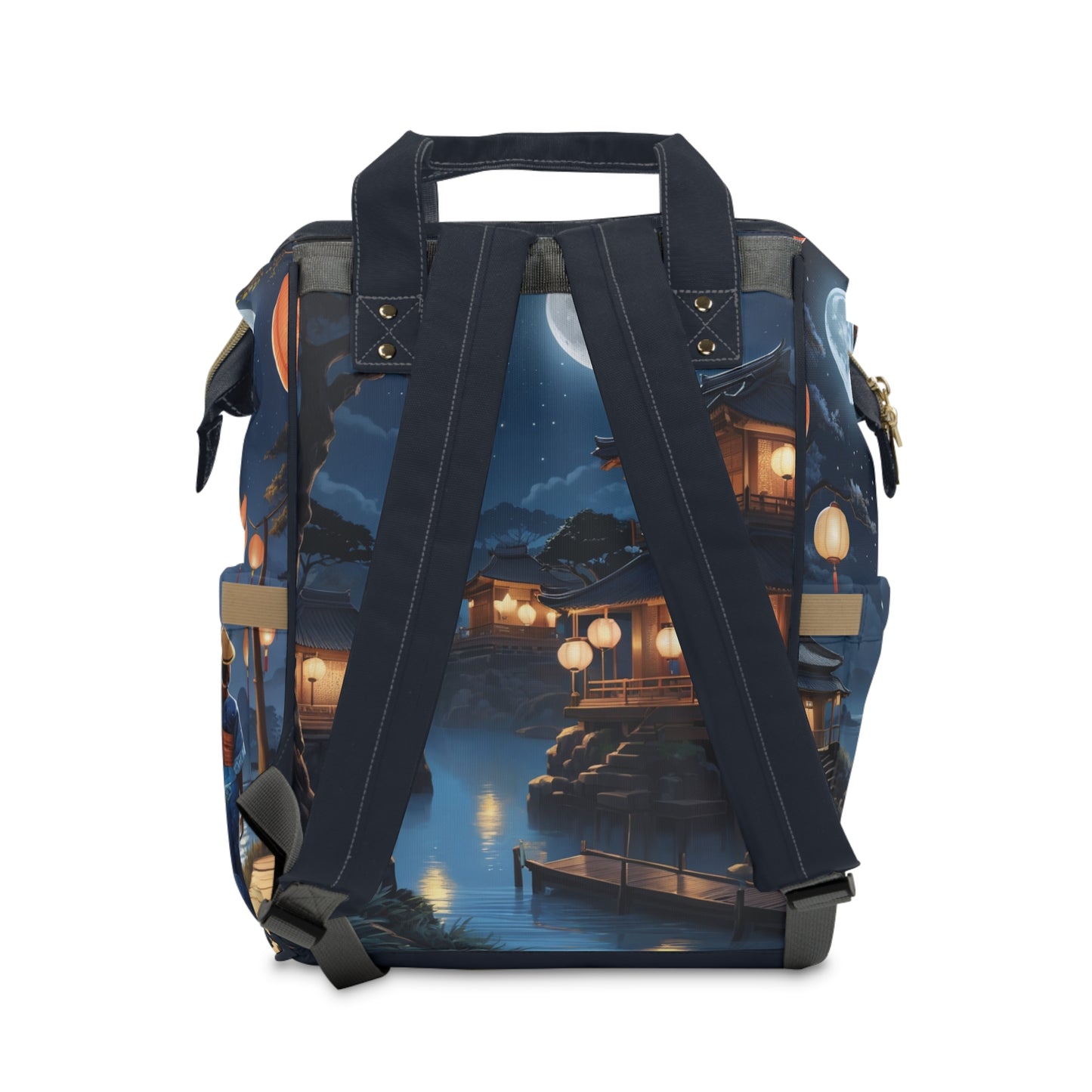 Girls African Diaper Bag – Yoruba Moon Princess Yemisi