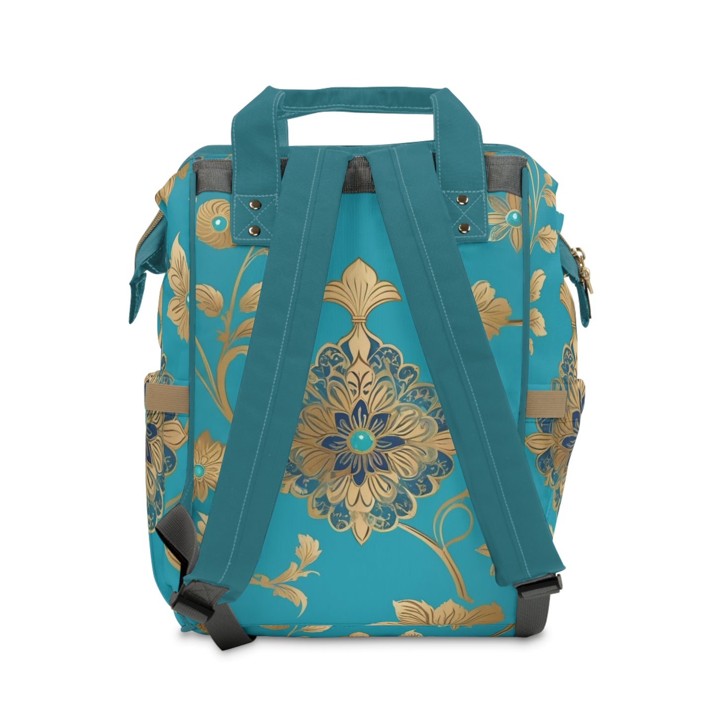 Boys Diaper Bag Personalized Persian | Baby Boy Backpack with Farsi Royal Crown and Blessing Quote | Unique Cultural Baby Shower Gift