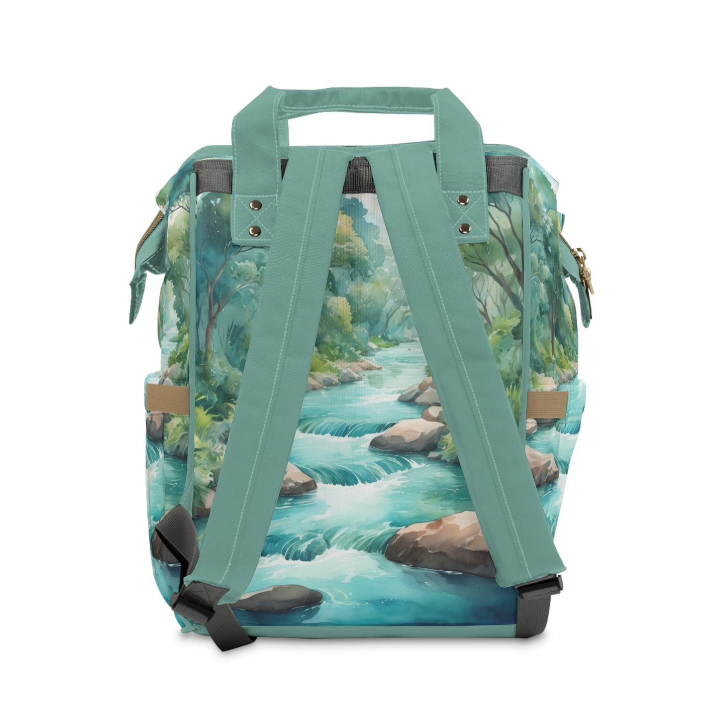 Boys Ghanaian Kente – River Prince Diaper Bag (Kwesi Edition)