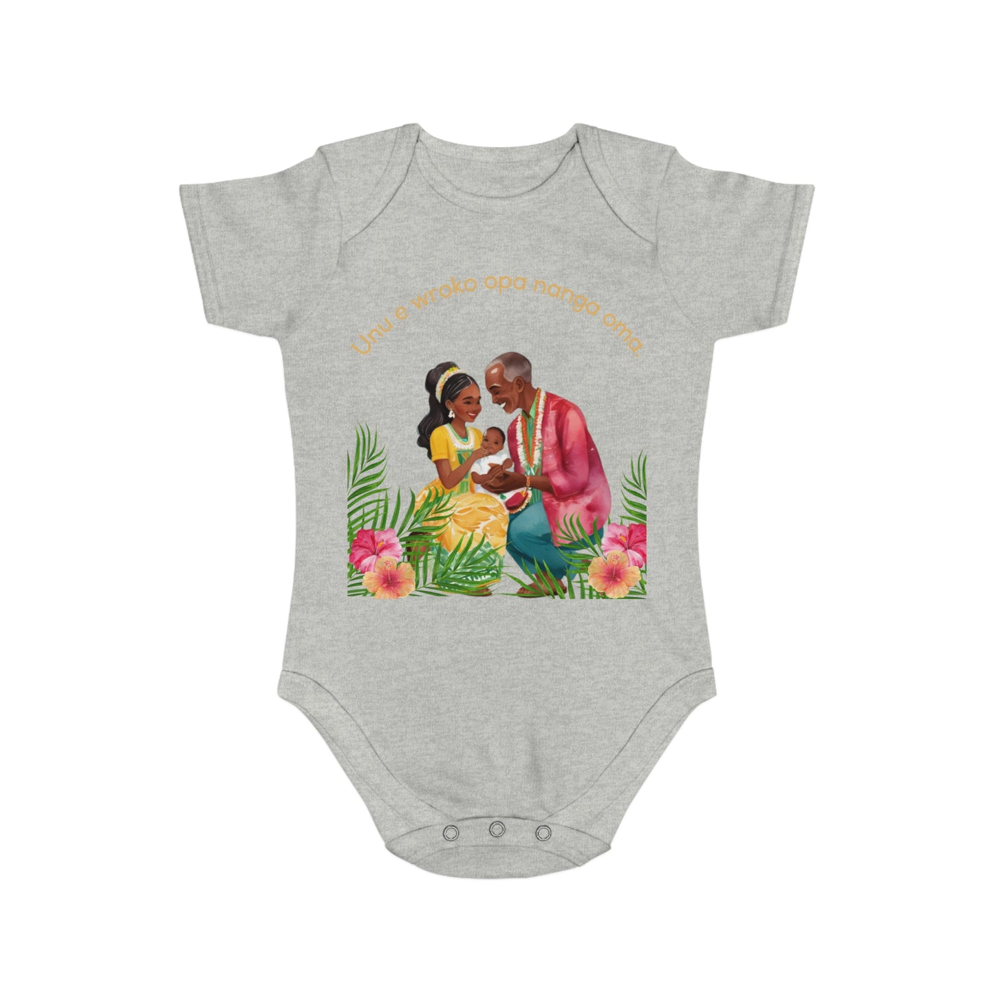 Surinamese Baby Announcement Bodysuit – Opa & Oma
