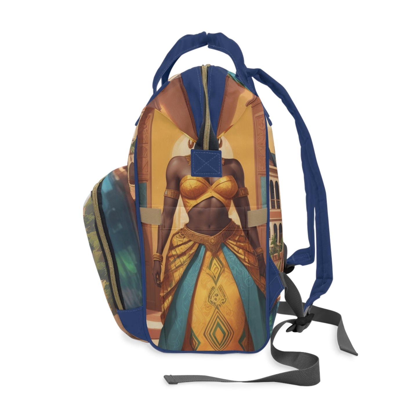 Boys Ghanaian Kente – Royal Throne Prince Diaper Bag (Agyeman Edition)