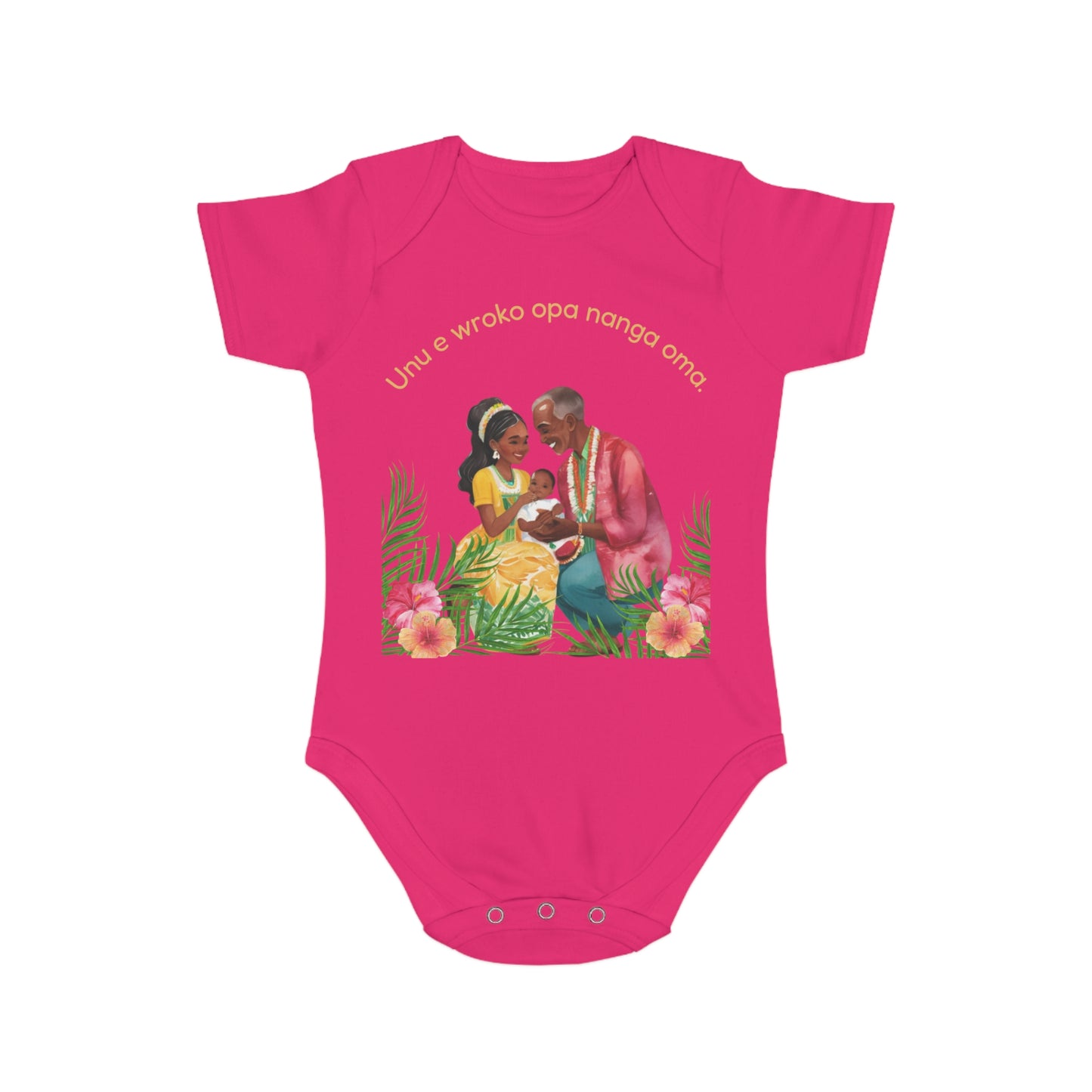 Surinamese Baby Announcement Bodysuit – Opa & Oma
