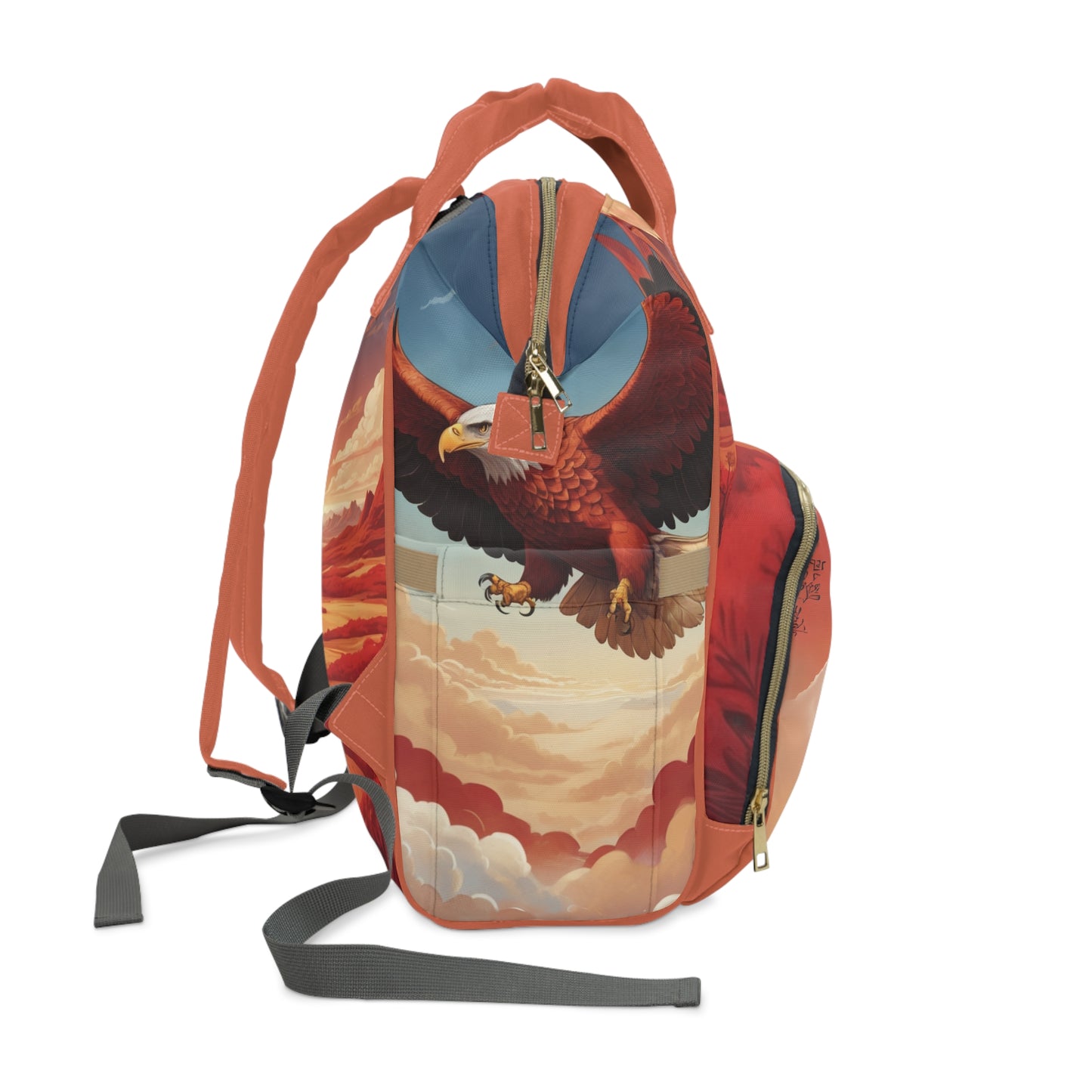 Boys Ghanaian Kente – Eagle Vision Prince Diaper Bag (Nkrumah Edition)