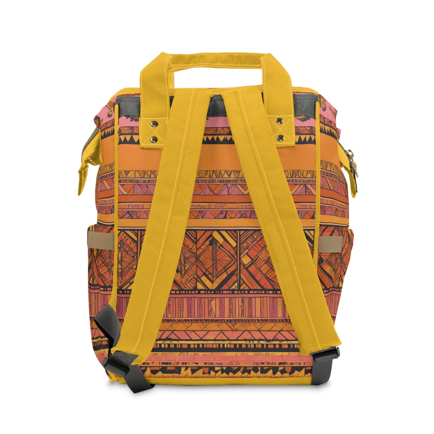 Girl Diaper Bag – Ghanaian Kente Butterfly Princess Edition