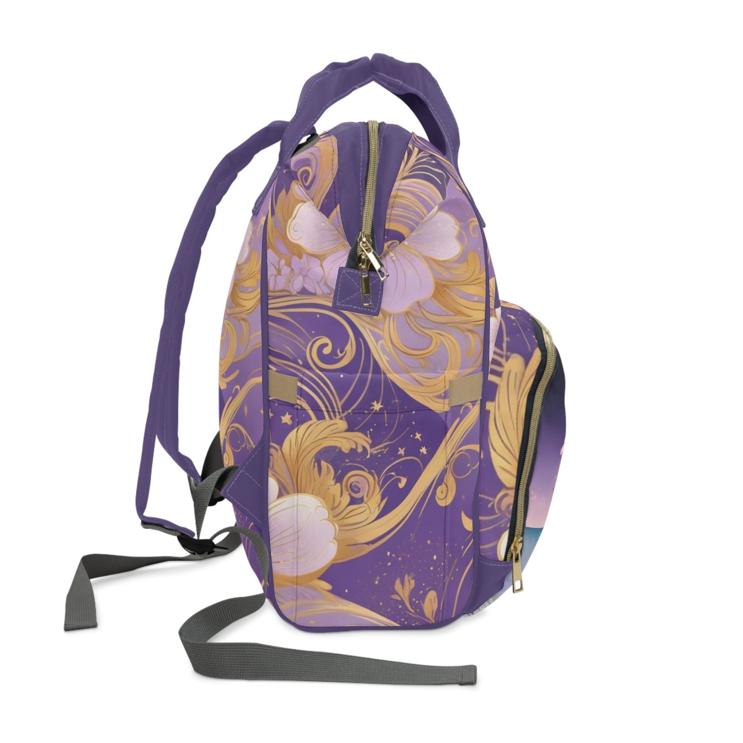 Girls Zodiac Backpack Cancer | Personalized Baby Girl Bag with Crab & Zodiac Quote | Unique Astrology Baby Shower Gift