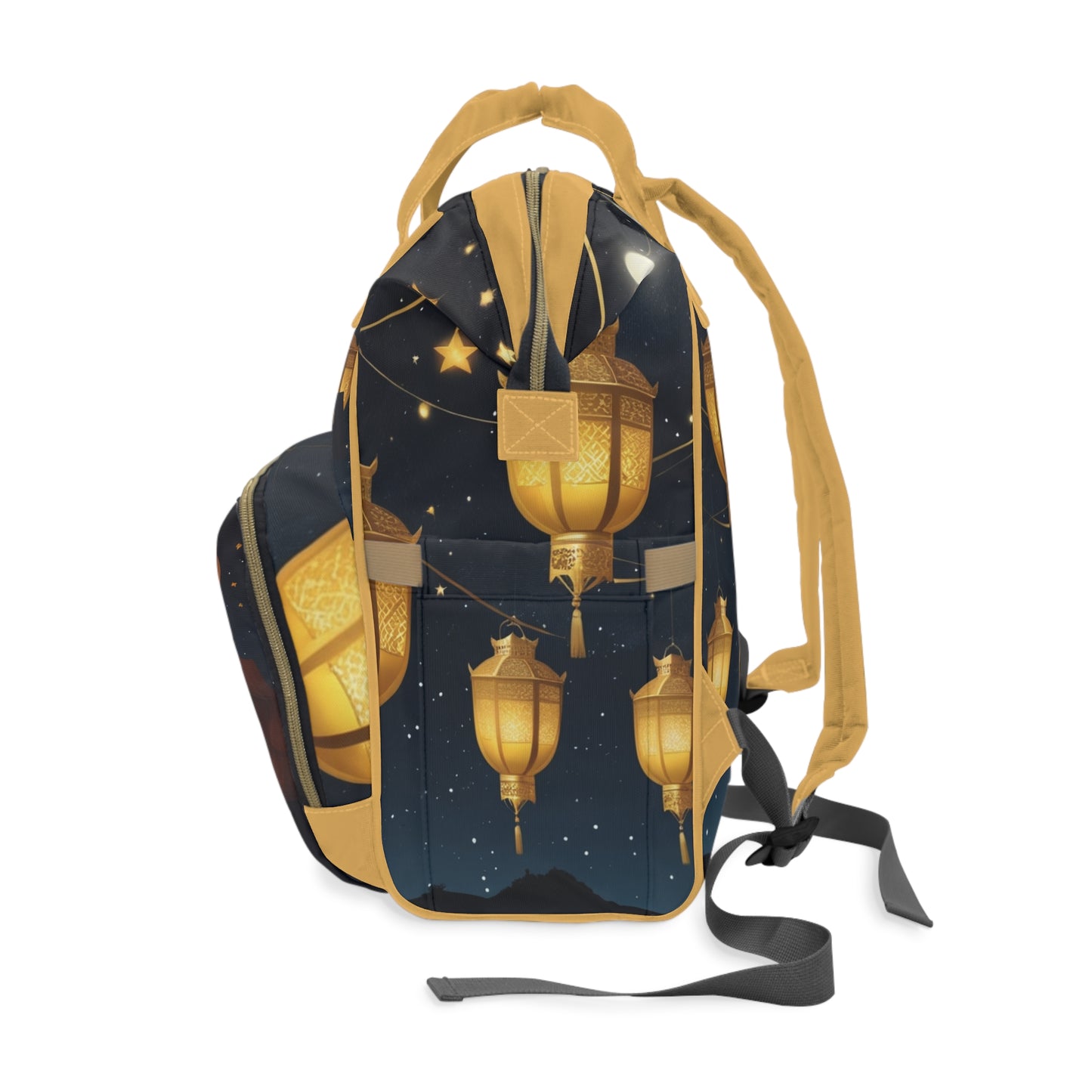 Girls Diaper Bag Personalized Surinamese | Baby Girl Bag with Lantern & Cultural Quote | Unique Baby Shower Gift