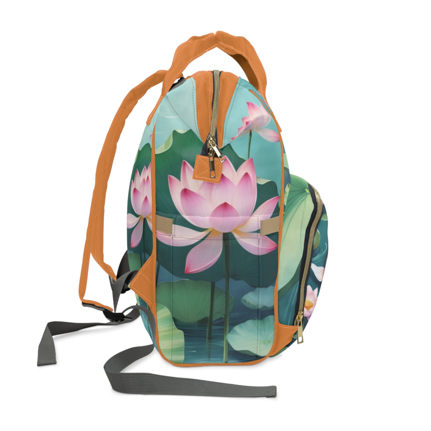 Boys Diaper Bag Personalized | Chinese Koi Fish Baby Bag