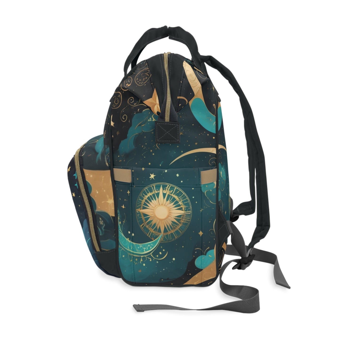 Boys Zodiac Backpack Aries | Personalized Baby Boy Bag with Aries Ram & Zodiac Quote | Unique Astrology Baby Shower Gift