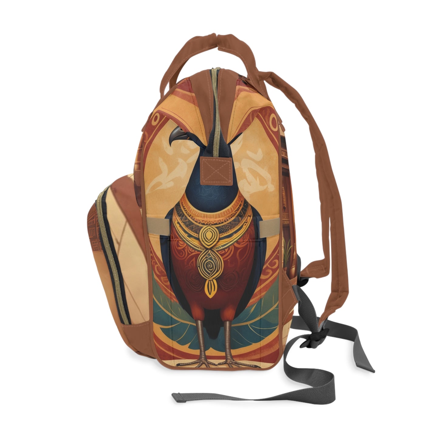 Boys Ghanaian Kente – Sankofa Warrior Prince Diaper Bag (Osei Edition)