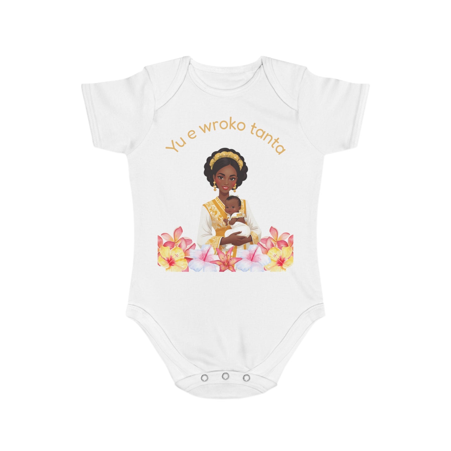Surinamese Baby Announcement Bodysuit – Tante