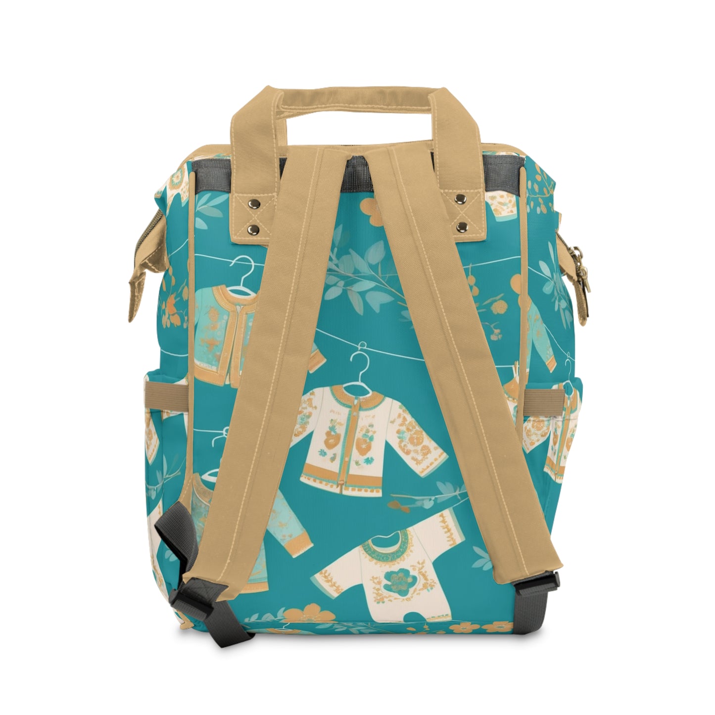 Boys Diaper Bag Personalized Persian | Baby Boy Backpack with Farsi Toy Horse & Sweet Quote | Unique Cultural Baby Shower Gift