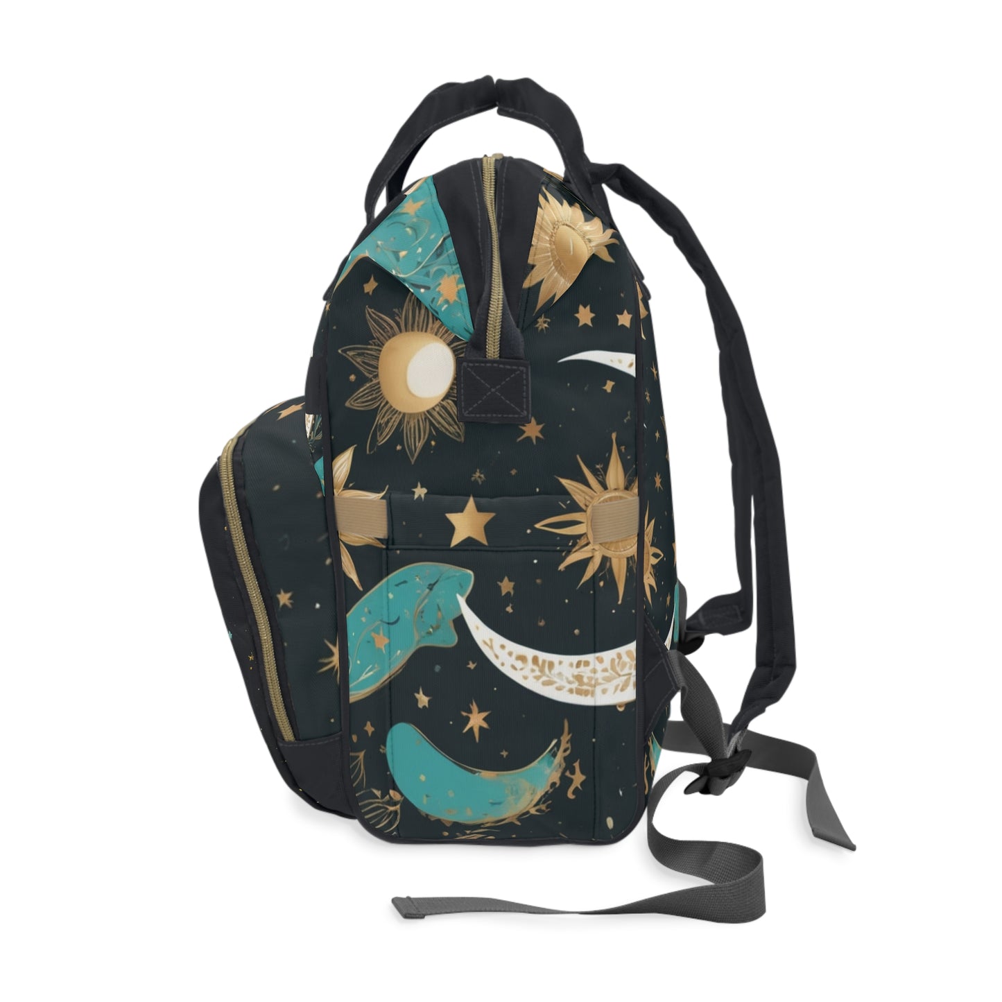 Boys Zodiac Backpack Virgo | Personalized Baby Boy Bag with Angel & Moon Design | Unique Astrology Baby Shower Gift