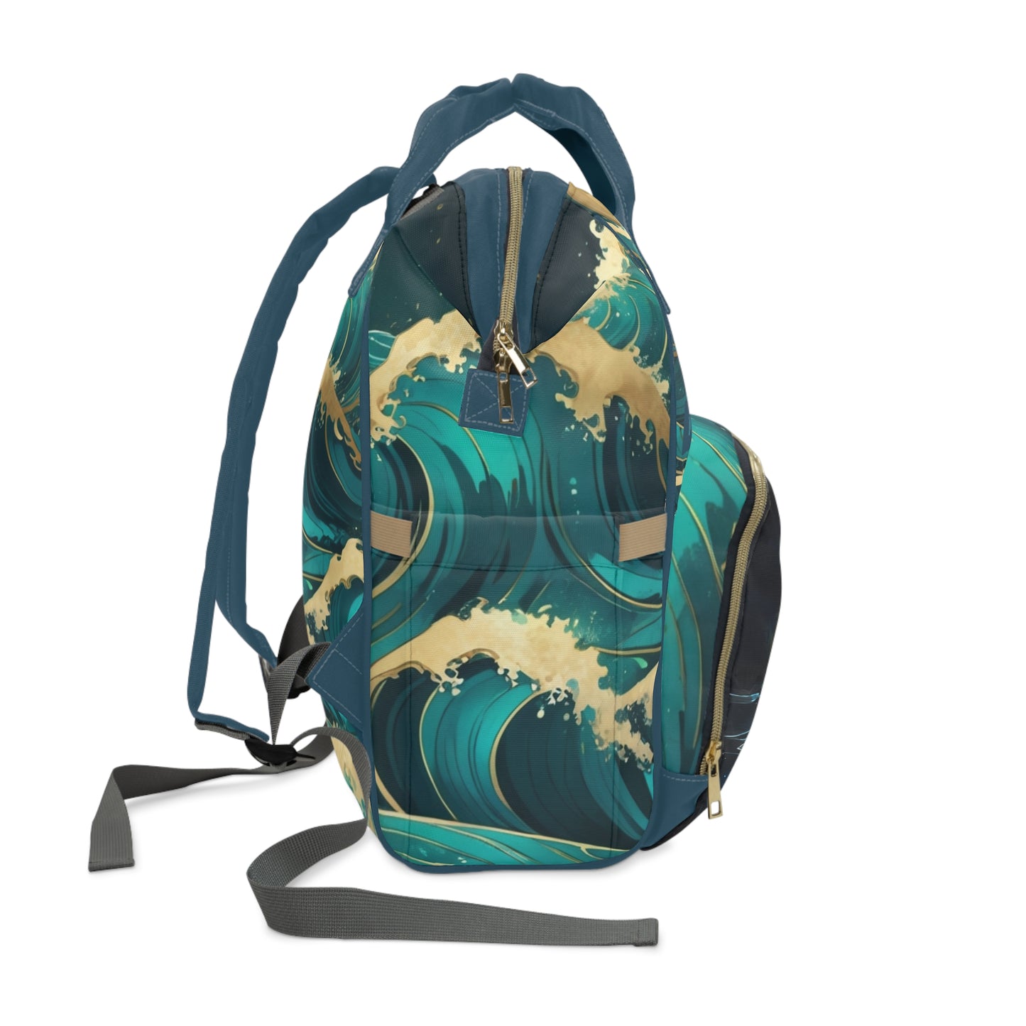 Boys Backpack Surinamese | Personalized Baby Boy Bag with River Canoe & Cultural Quote | Unique Suriname Baby Shower Gift