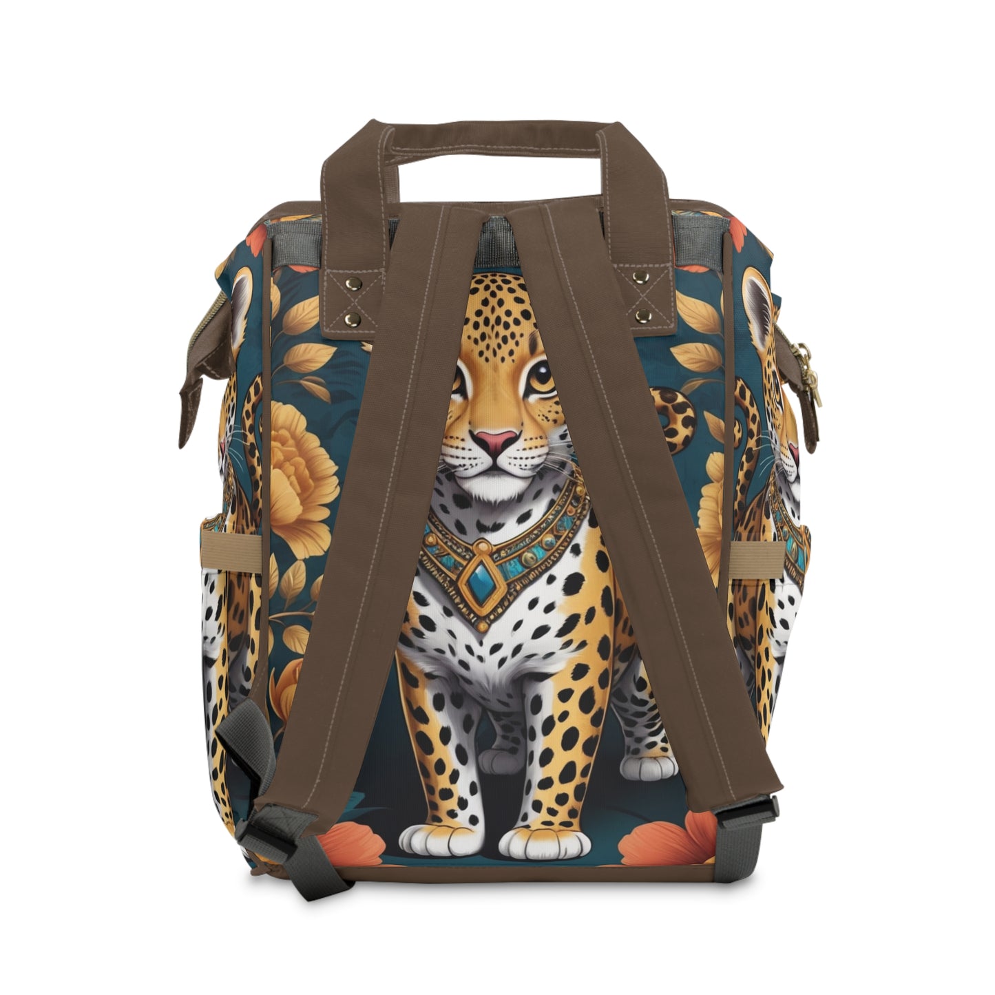 Chiamaka Igbo Princess Diaper Bag – Luxury Leopard Edition