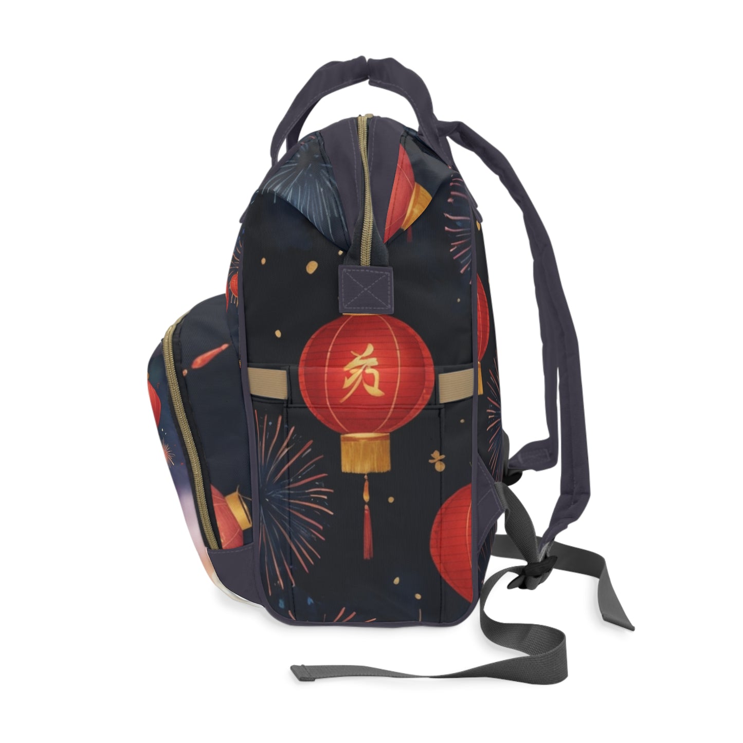 Boys Diaper Bag Personalized | Chinese Lion Dance Baby Bag