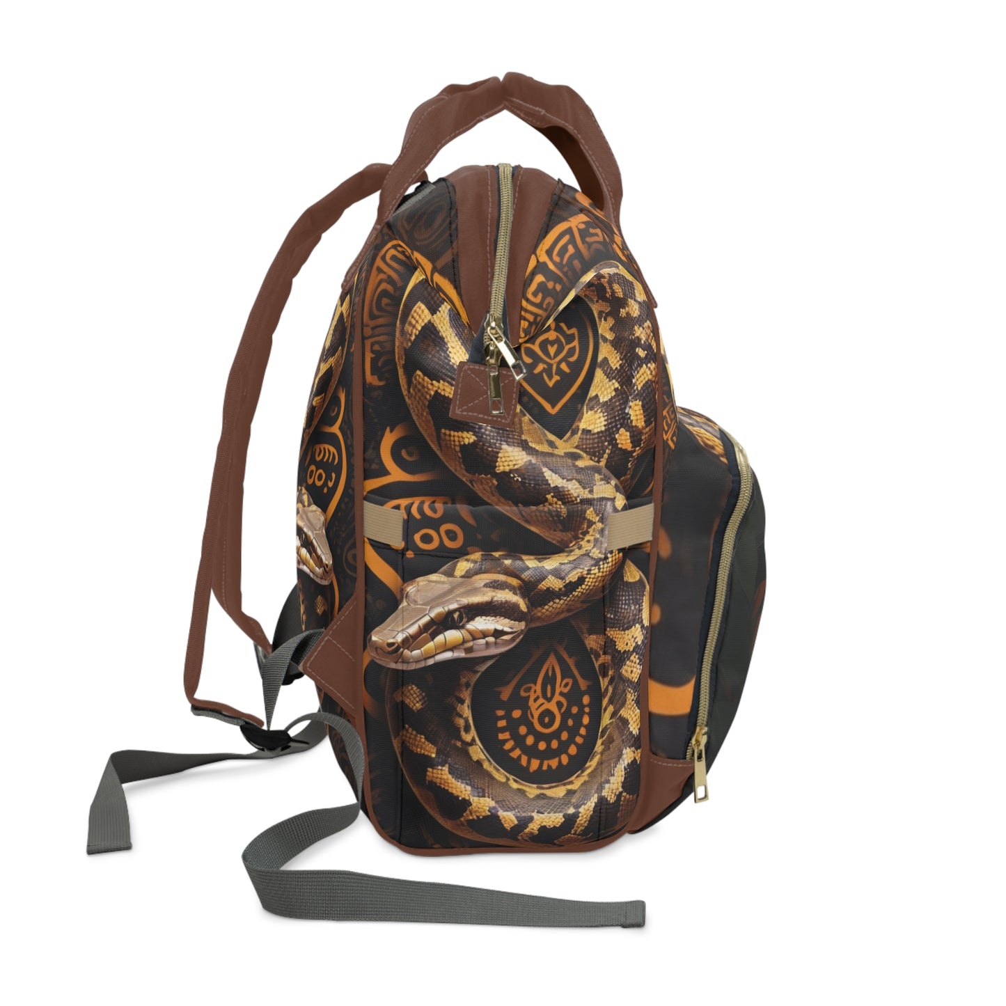 Oluchi Igbo Princess Diaper Bag – Luxury Python Edition