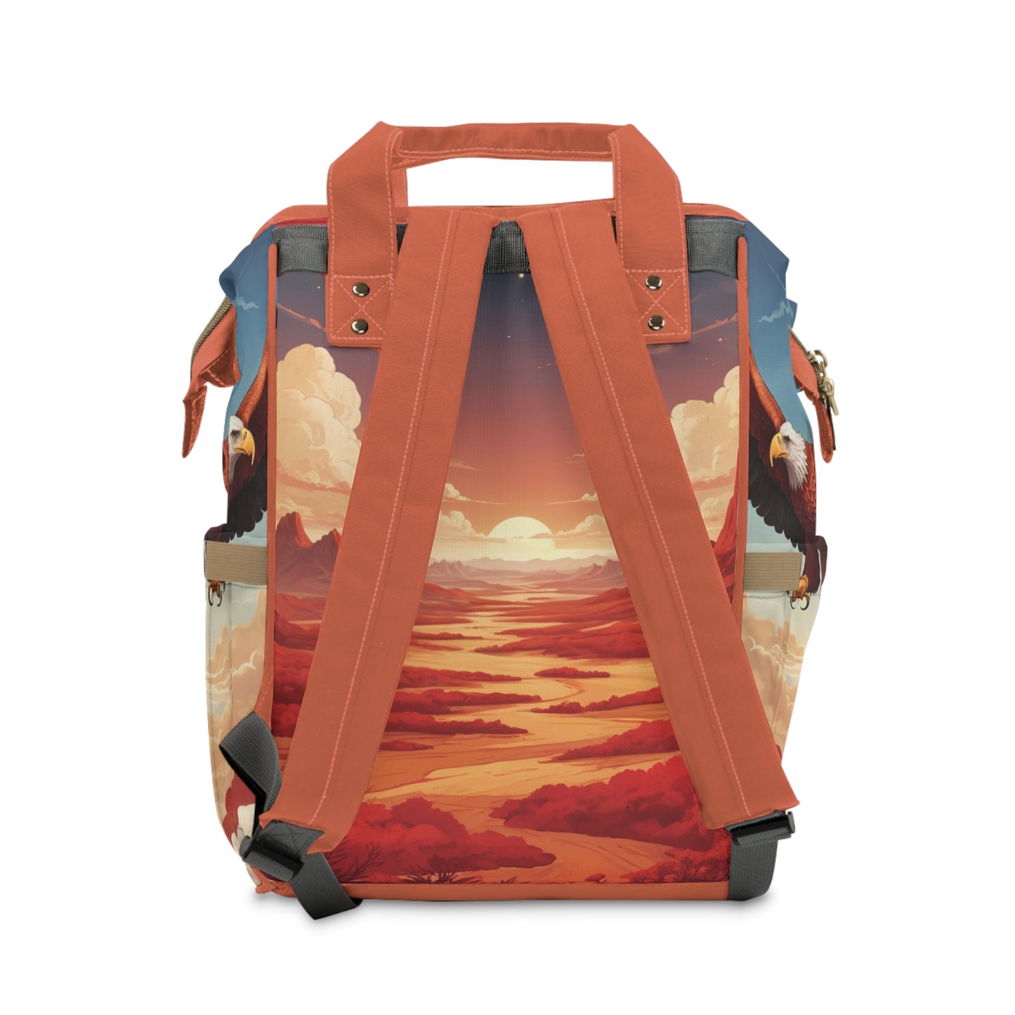 Boys Ghanaian Kente – Eagle Vision Prince Diaper Bag (Nkrumah Edition)