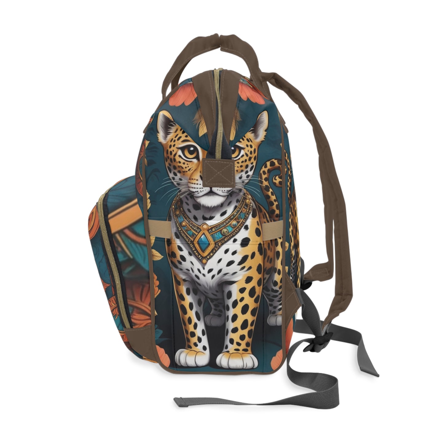 Chiamaka Igbo Princess Diaper Bag – Luxury Leopard Edition