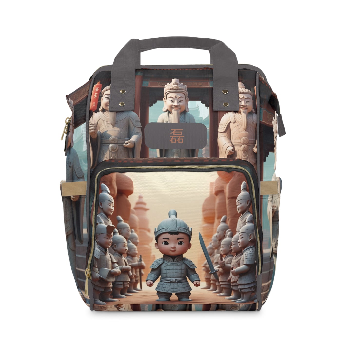 Boys Diaper Bag Personalized | Chinese Warrior Baby Bag