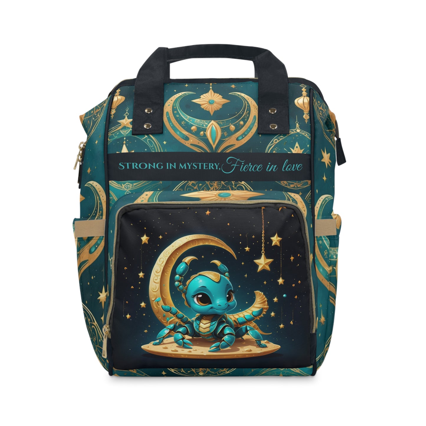 Boys Zodiac Backpack Scorpio | Personalized Baby Boy Bag with Scorpion & Zodiac Quote | Unique Astrology Baby Shower Gift