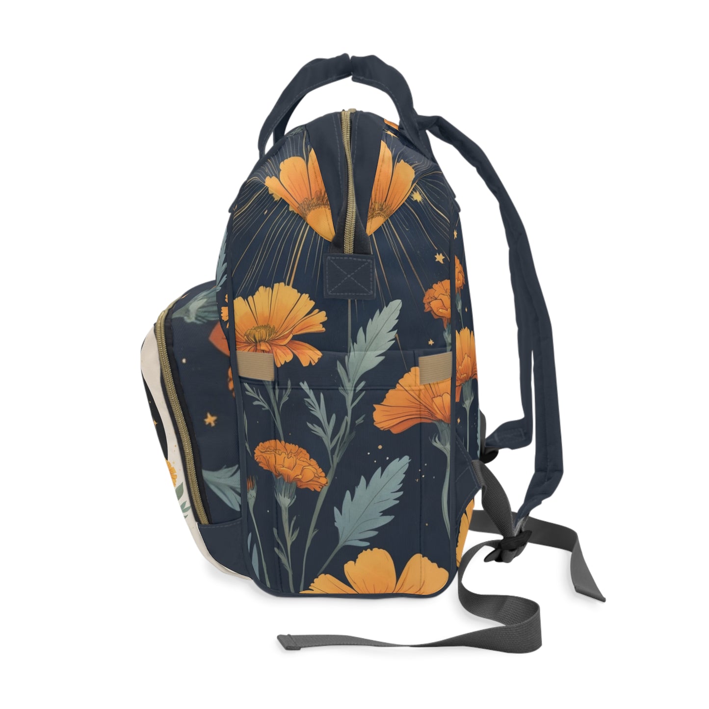 Leo Zodiac Diaper Bag for Boys – Personalized with Your Baby’s Name