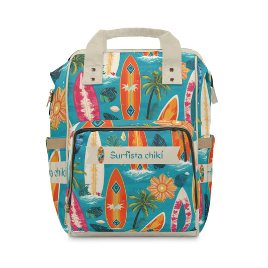 Boys Diaper Bag Personalized Aruba Baby Bag Surfboards Tropical Beach Waterproof Backpack