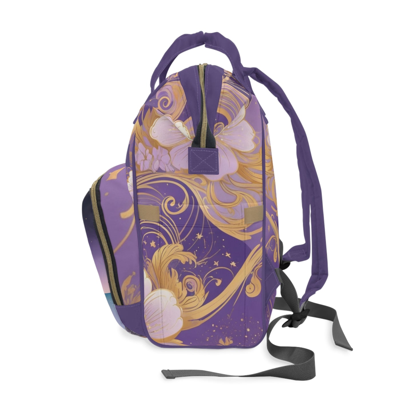 Girls Zodiac Backpack Cancer | Personalized Baby Girl Bag with Crab & Zodiac Quote | Unique Astrology Baby Shower Gift