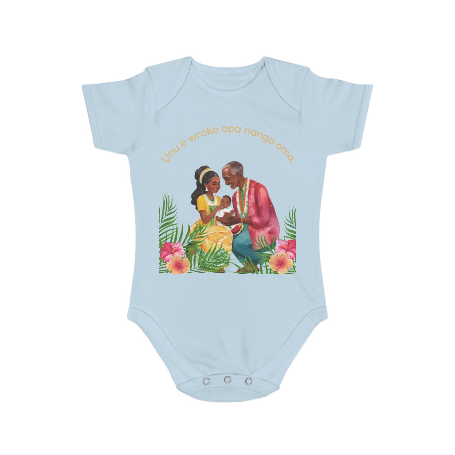 Surinamese Baby Announcement Bodysuit – Opa & Oma