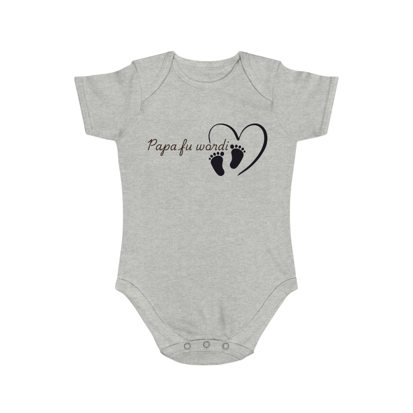Baby Bodysuit Papa fu wordi Surinamese Daddy to Be