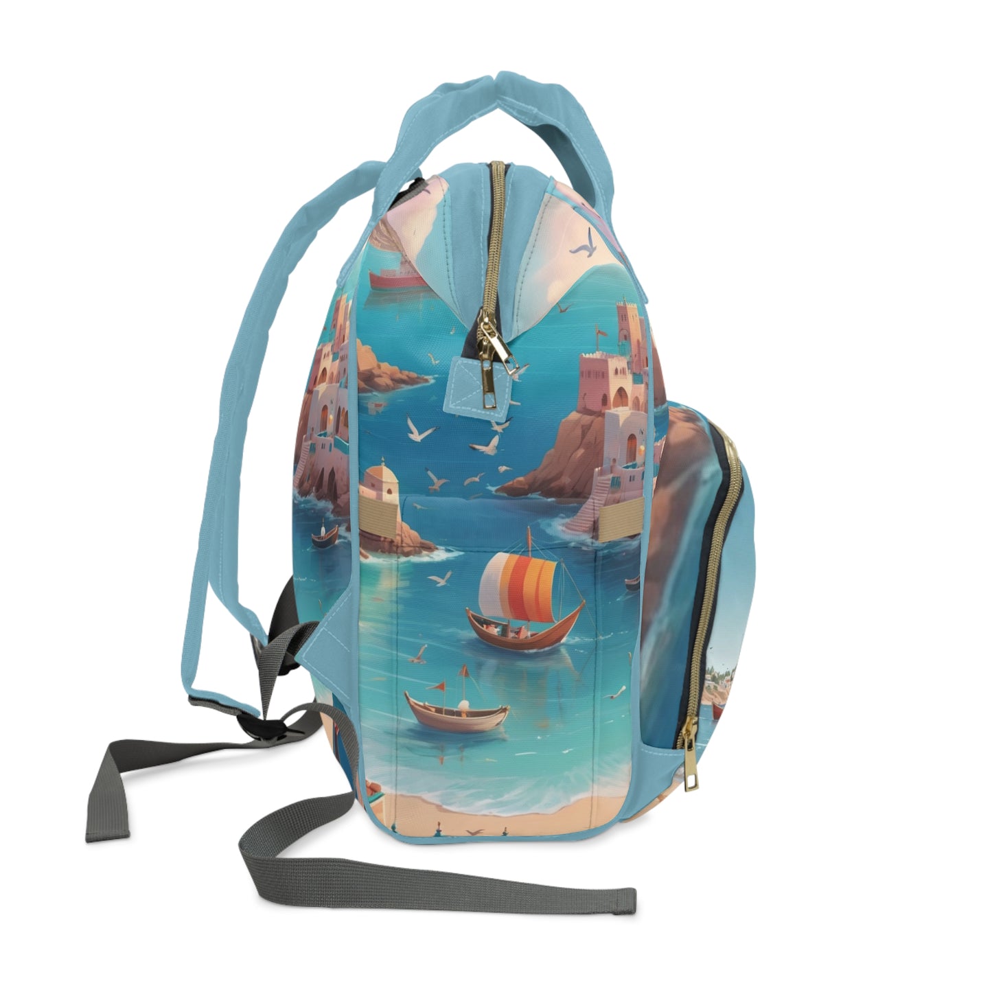 Anas Ocean Breeze Baby Bag – Personalized Moroccan