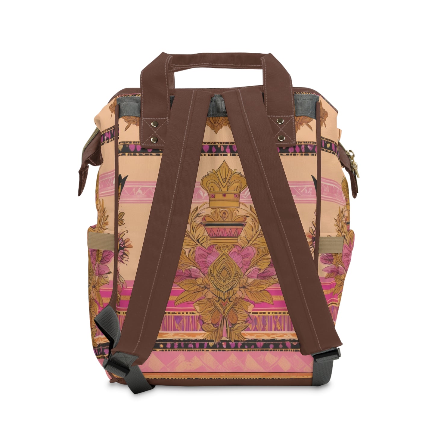 Girl Diaper Bag – Ghanaian Kente Princess