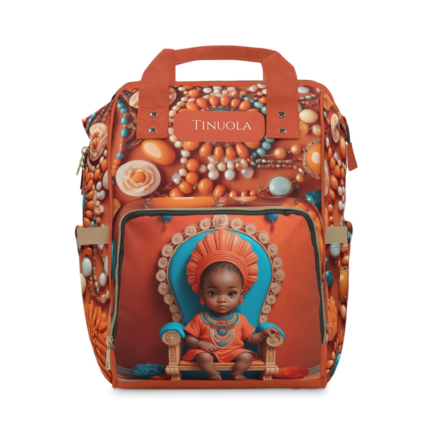 Girls African Diaper Bag – Yoruba Princess Tinuola