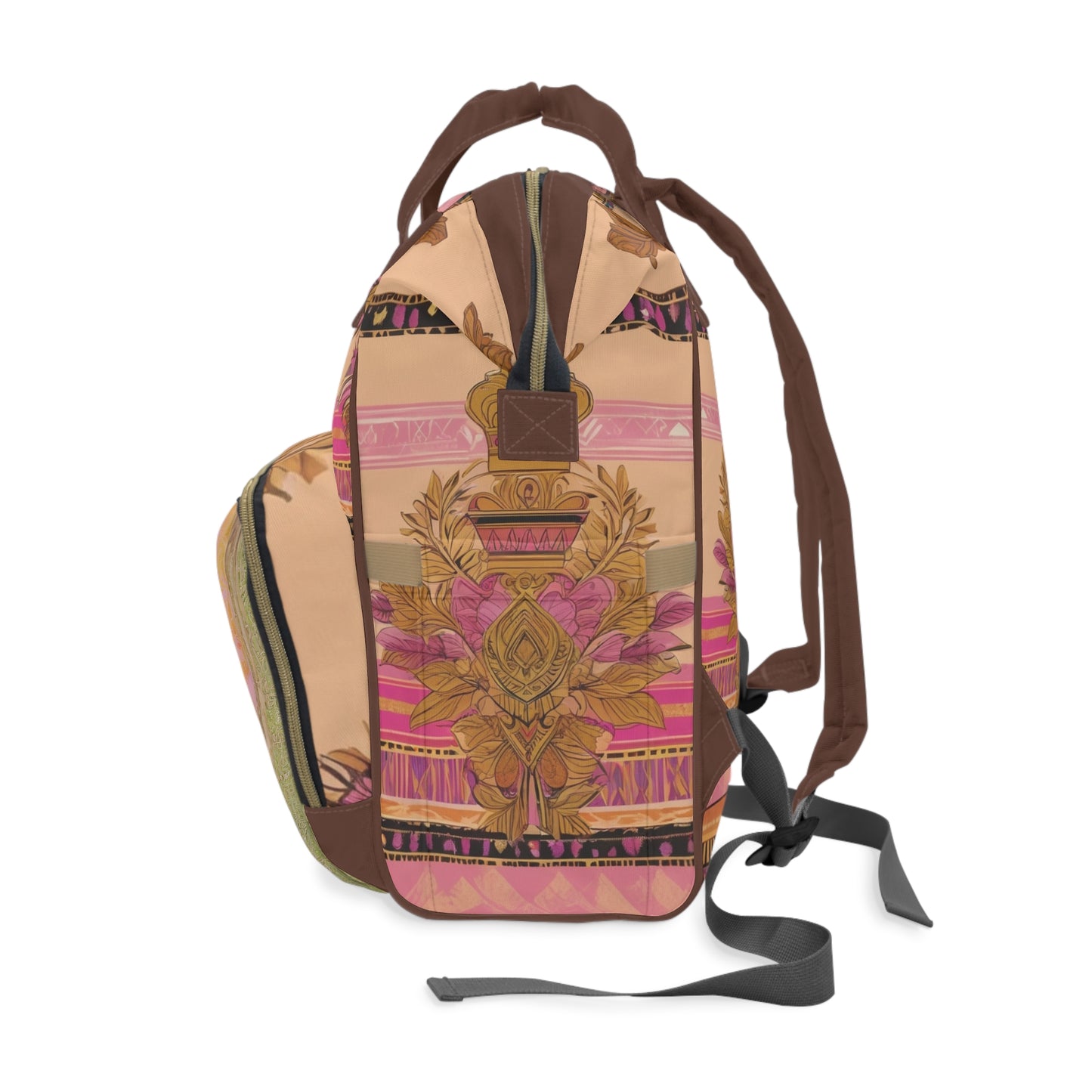 Girl Diaper Bag – Ghanaian Kente Princess