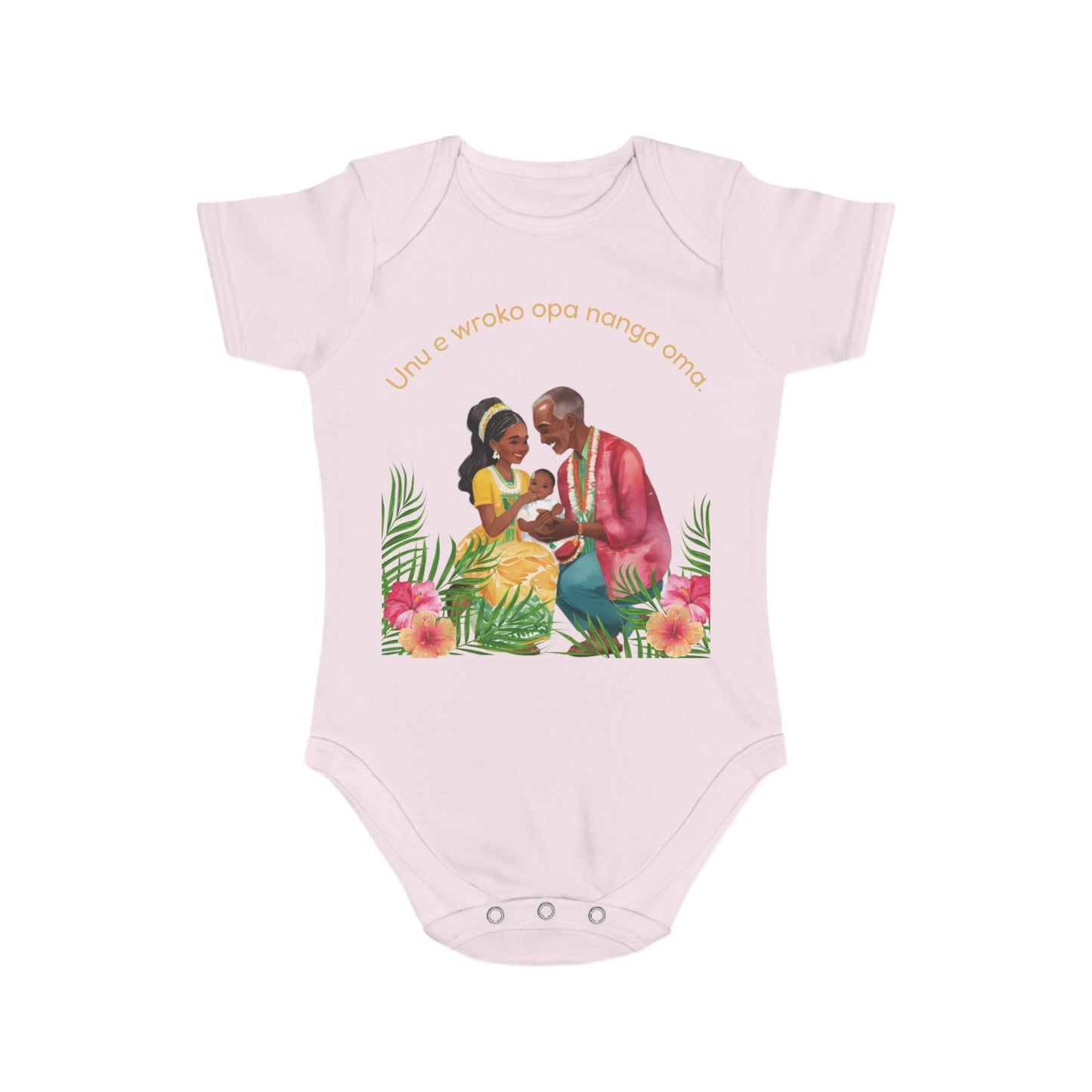 Surinamese Baby Announcement Bodysuit – Opa & Oma