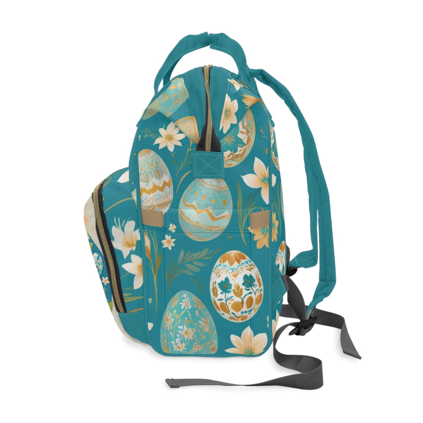 Boys Diaper Bag Personalized Persian | Baby Boy Backpack with Farsi Goldfish and Hope Quote | Unique Cultural Baby Shower Gift