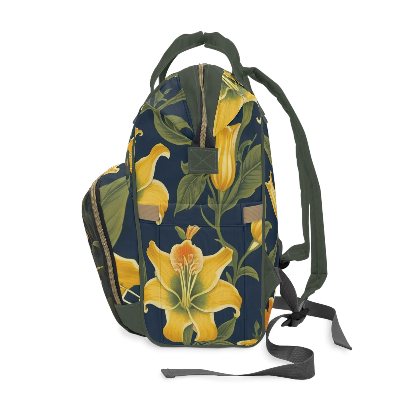 Boys Suriname Backpack | Personalized Baby Boy Bag with Moon & Floral Quote | Unique Cultural Baby Shower Gift