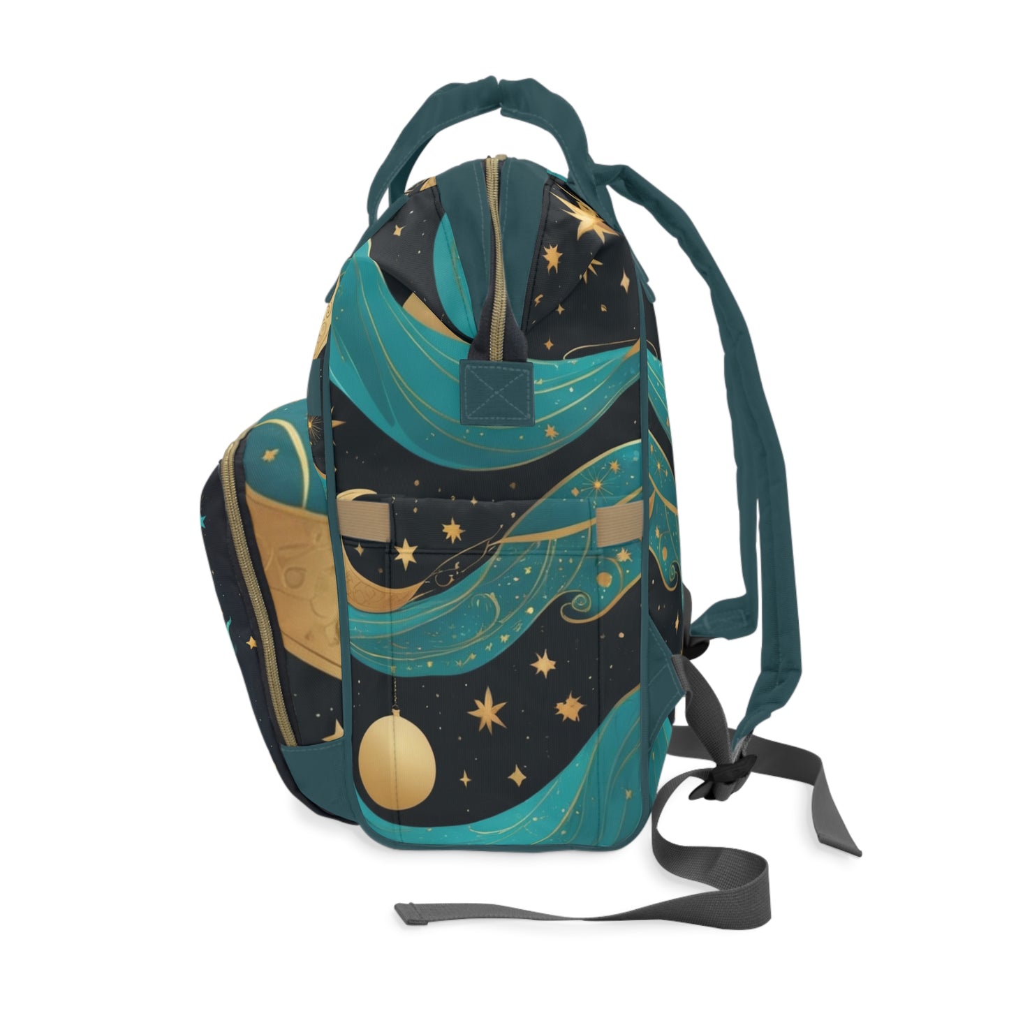 Boys Zodiac Backpack Pisces | Personalized Baby Boy Bag with Fish & Zodiac Quote | Unique Astrology Baby Shower Gift