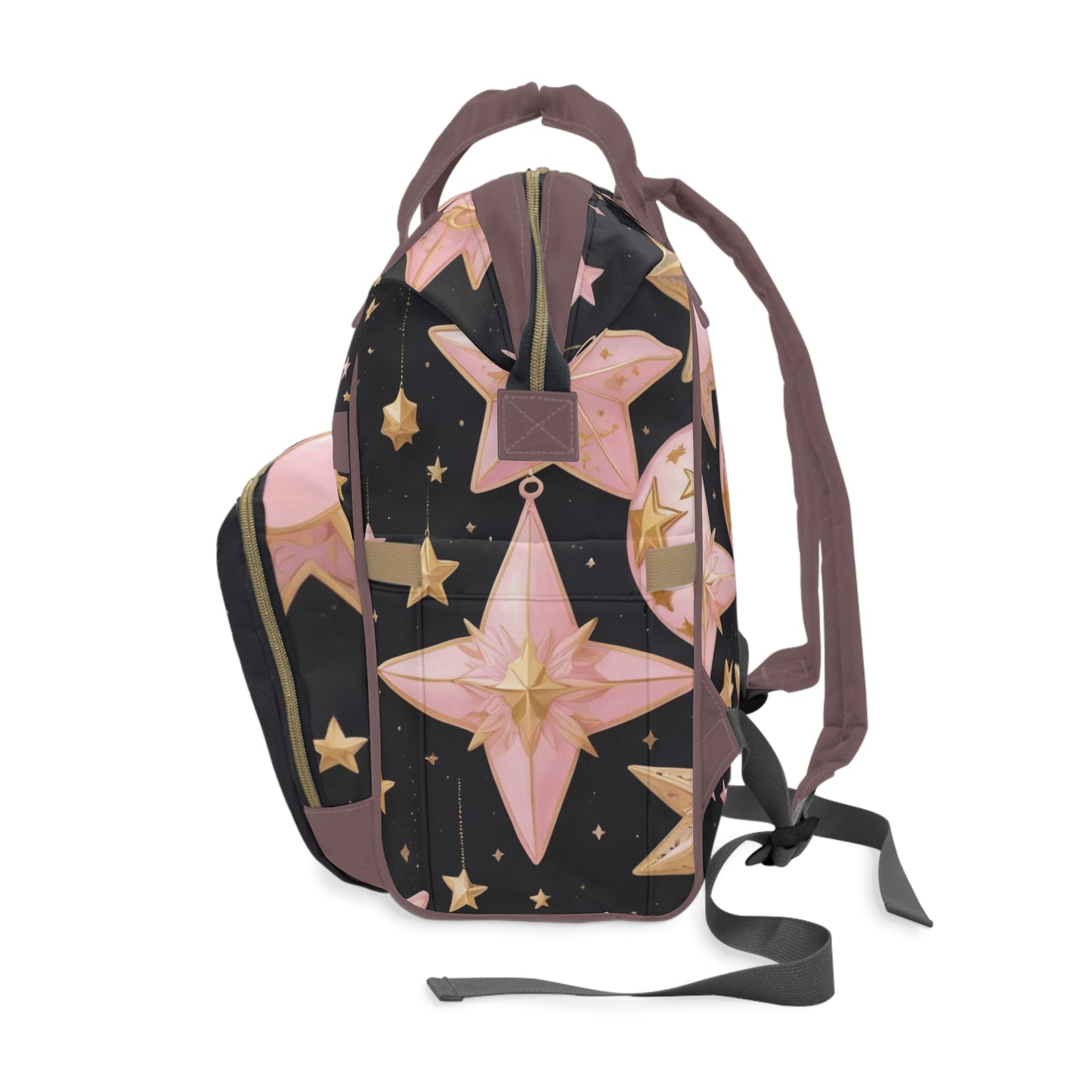 Girls Zodiac Backpack Gemini | Personalized Baby Girl Bag with Twins & Zodiac Quote | Unique Astrology Baby Shower Gift