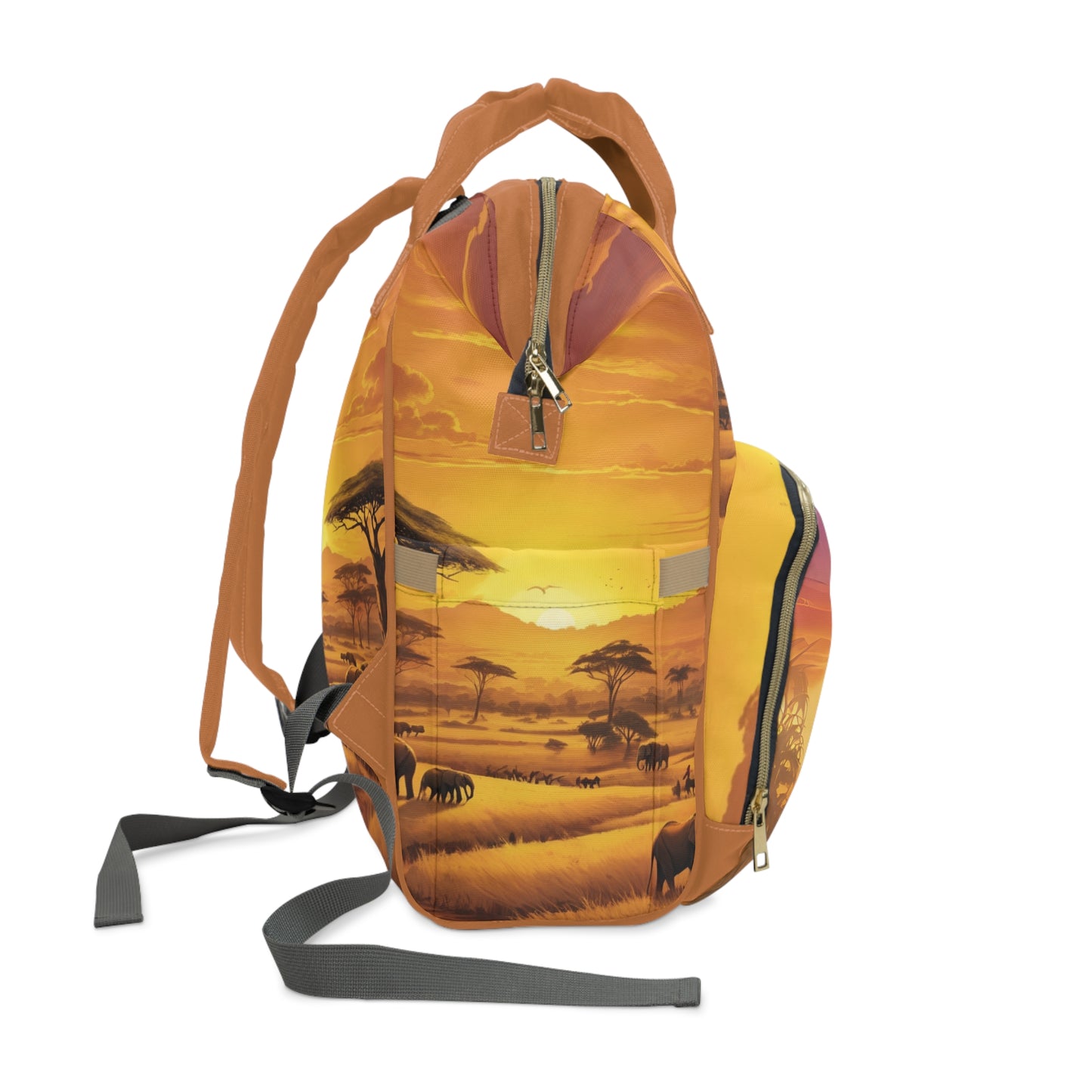 Boys Ghanaian Kente – Horse Rider Prince Diaper Bag (Yaw Edition)