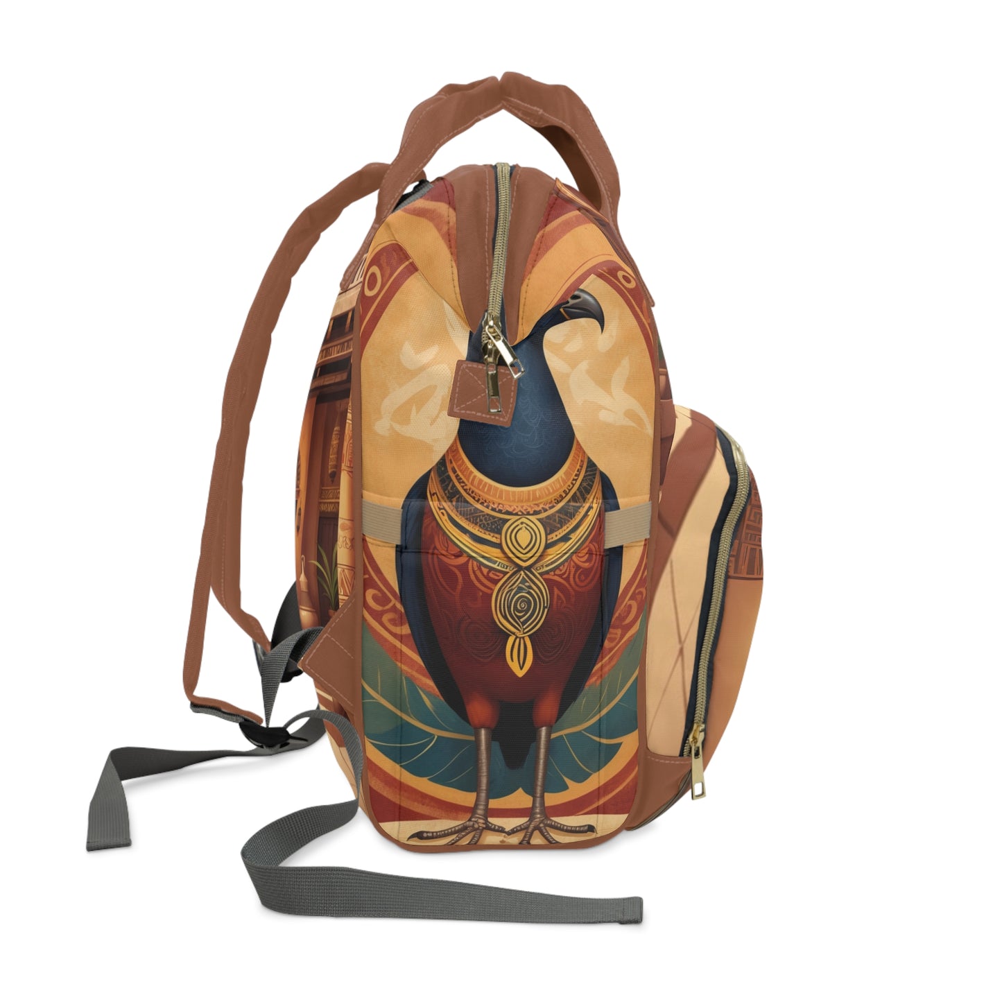 Boys Ghanaian Kente – Sankofa Warrior Prince Diaper Bag (Osei Edition)