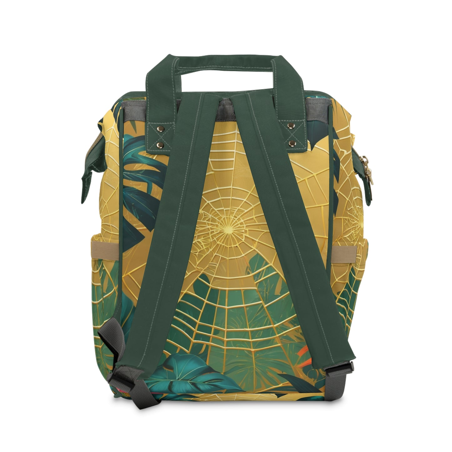 Boys Surinamese Backpack | Personalized Baby Boy Bag with Anansi Spider & Jungle Quote | Unique Cultural Baby Shower Gift