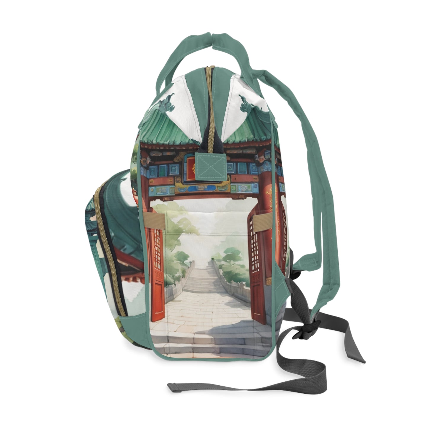 Boys Diaper Bag Personalized | Chinese Guardian Lion Baby Bag