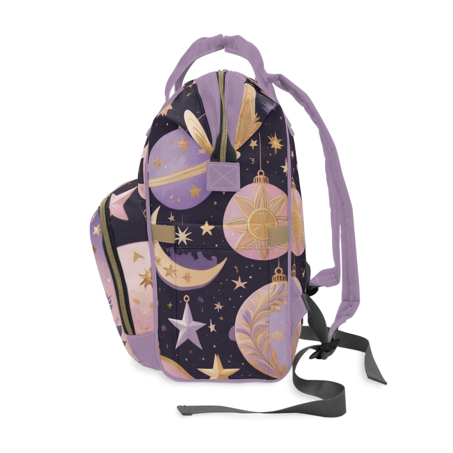 Girls Zodiac Backpack Aries | Personalized Baby Girl Bag with Aries Ram and Astrology Quote | Unique Zodiac Baby Shower Gift