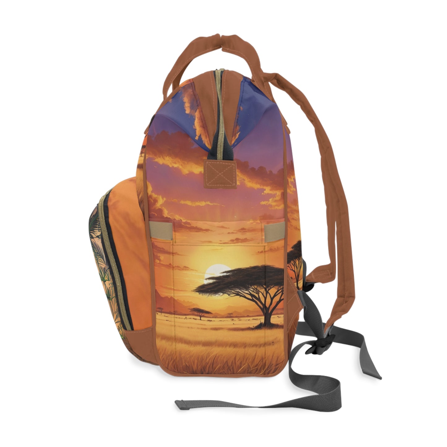 Girl Diaper Bag – Ghanaian Kente Horse Princess Edition