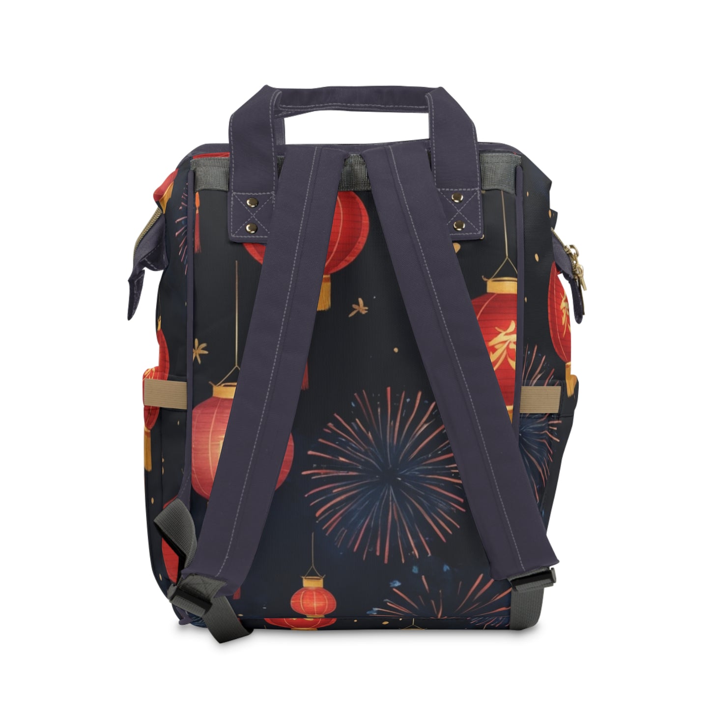 Boys Diaper Bag Personalized | Chinese Lion Dance Baby Bag